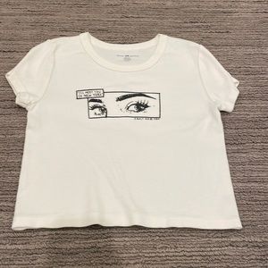 T-Shirt - Brandy Melville, Extra Small, White